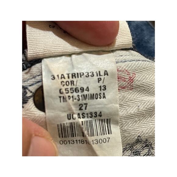 Pilcro And The Letterpress Anthropologie Light Wash Jeans Hyphen Fit Size 27 EUC - Picture 12 of 13